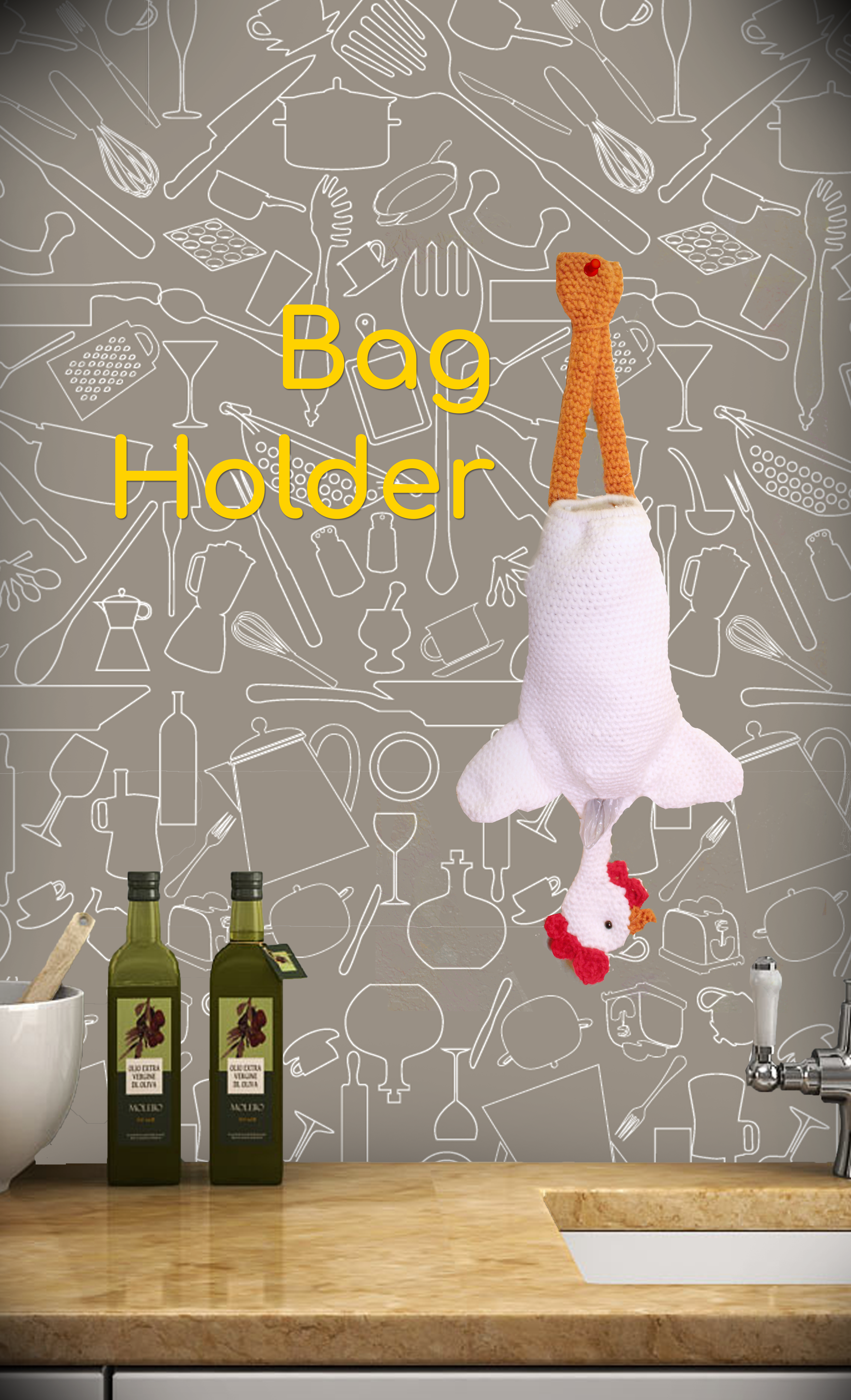 Chicken Bag Holder PDF - StringyDingDing