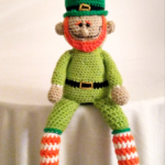 Free Crochet Pattern Holiday St Patricks Day Leprechaun Doll