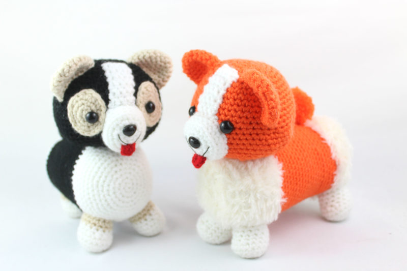 Free corgi amigurumi pattern dog crochet