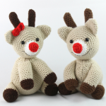 free reindeer amigurumi crochet pattern