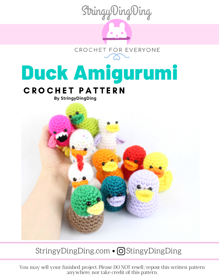 Little Duckies Amigurumi Crochet Pattern (Easy Crochet Doll Patterns Book  9) See more