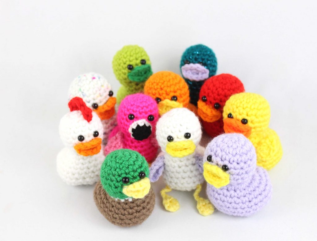 20 Minute Duck - Free Amigurumi Crochet Pattern - StringyDingDing
