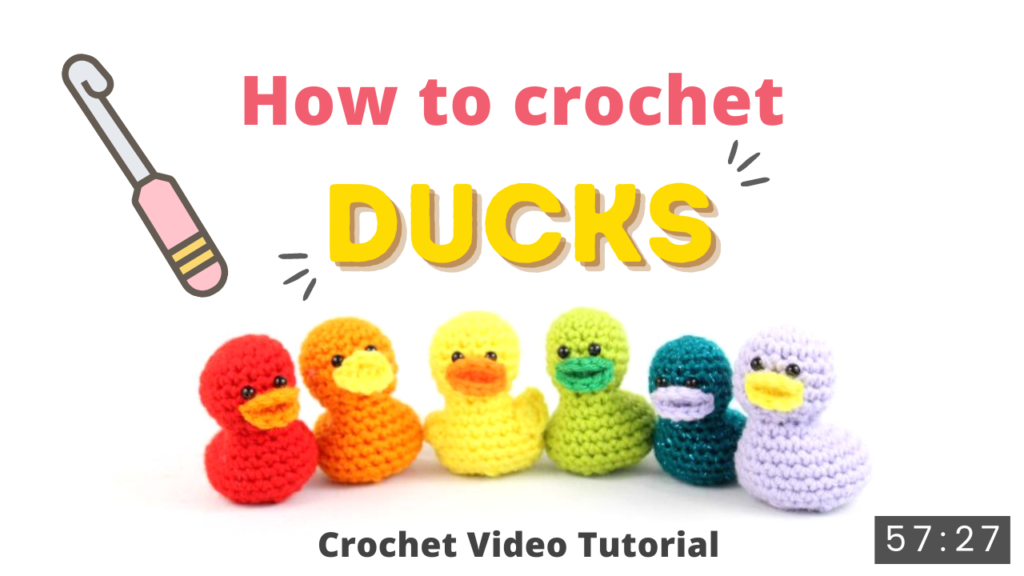 20 Minute Duck - Free Amigurumi Crochet Pattern - StringyDingDing