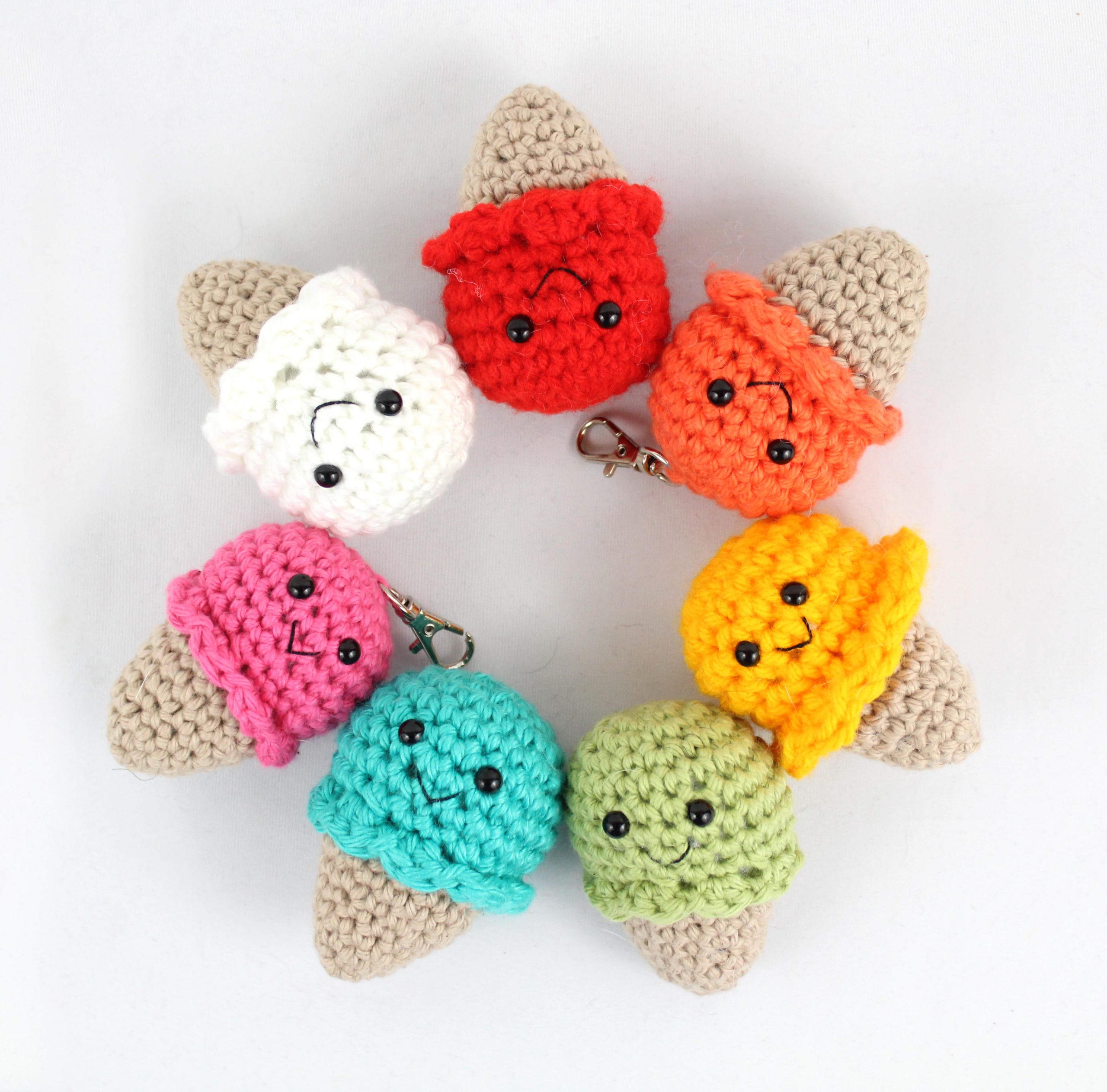 Ice Cream Amigurumi Big & Mini - Free Crochet Pattern - StringyDingDing