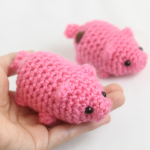 free pig amigurumi crochet pattern scrap