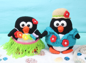 Free Amigurumi Crochet Pattern Tropical Penguins