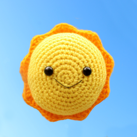 Free sun amigurumi crochet pattern summer