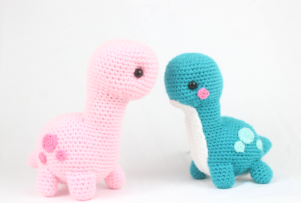 Dinosaur amigurumi crochet pattern