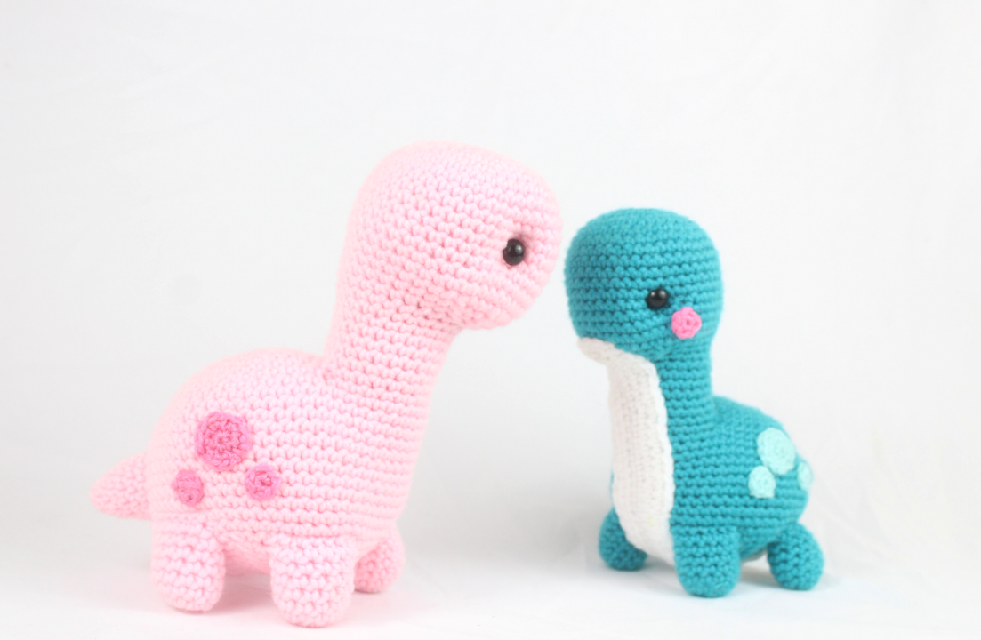 Brontosaurus Dinosaur Amigurumi - Free Crochet Pattern