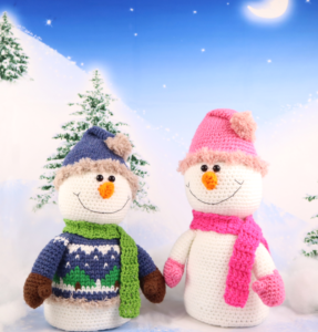 Free snowman amigurumi crochet pattern christmas