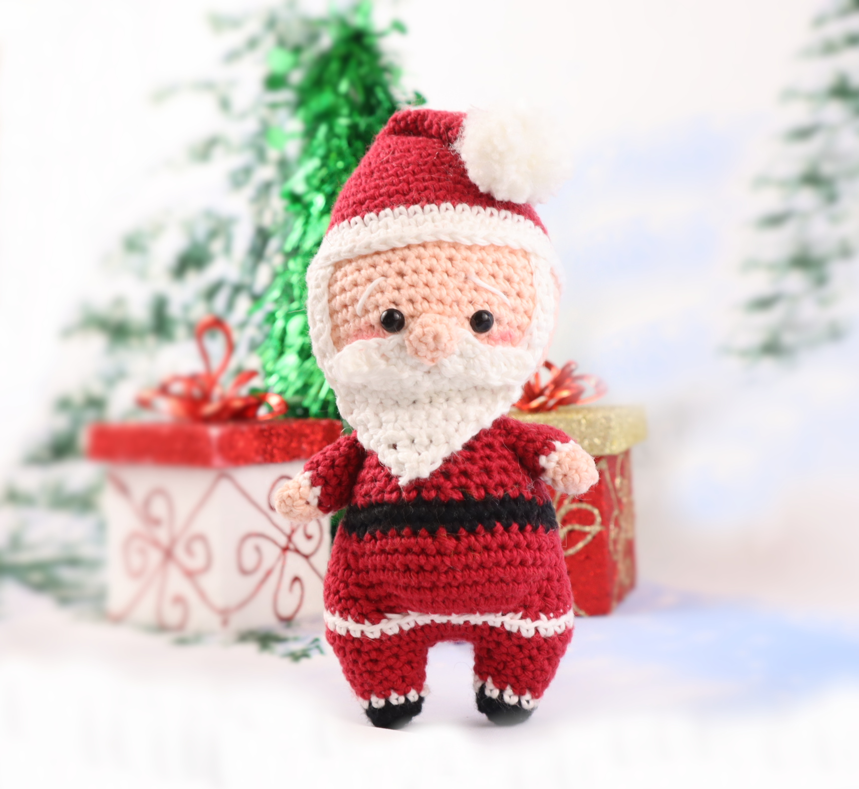 Free Santa Christmas Amigurumi Crochet Pattern