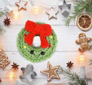 Free wreath amigurumi crochet pattern