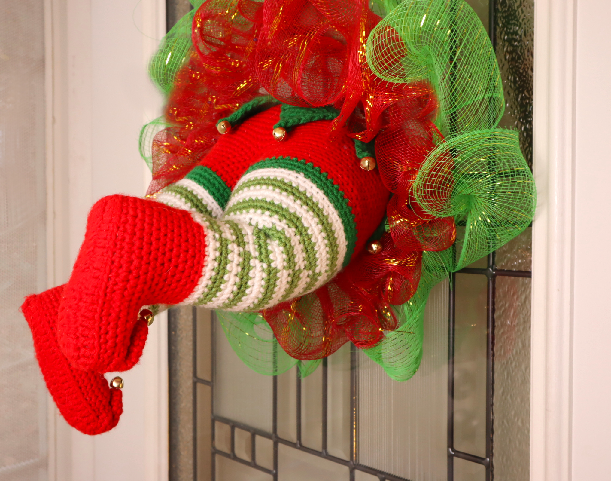 crochet christmas elf Christmas present Christmas interior elf Christmas interior decoration amigurumi elf crochet elf  Santa's elf crochet