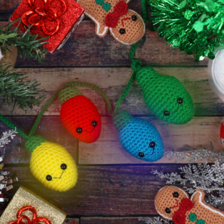 Free crochet pattern amigurumi christmas lights