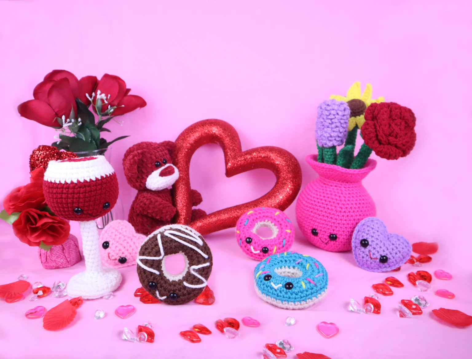 Free Valentine's Day Amigurumi Bundle! 5 New Adorable Crochet Patterns