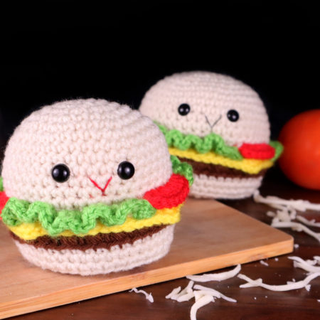 Free Hamburger Amigurumi Crochet Pattern No Sew
