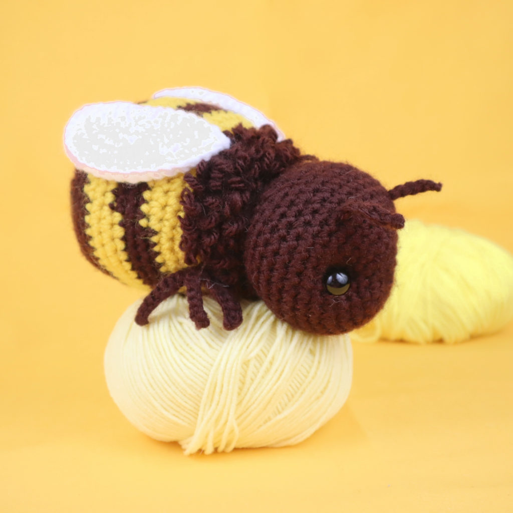 Crochet Pattern Doll Honey Bee / Cute Keychain Bumble Bee DIY / Kawaii  Amigurumi Doll Pattern / Plush Bee Pattern PDF 