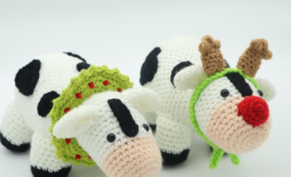 Free Christmas Cow Amigurumi Crochet Pattern