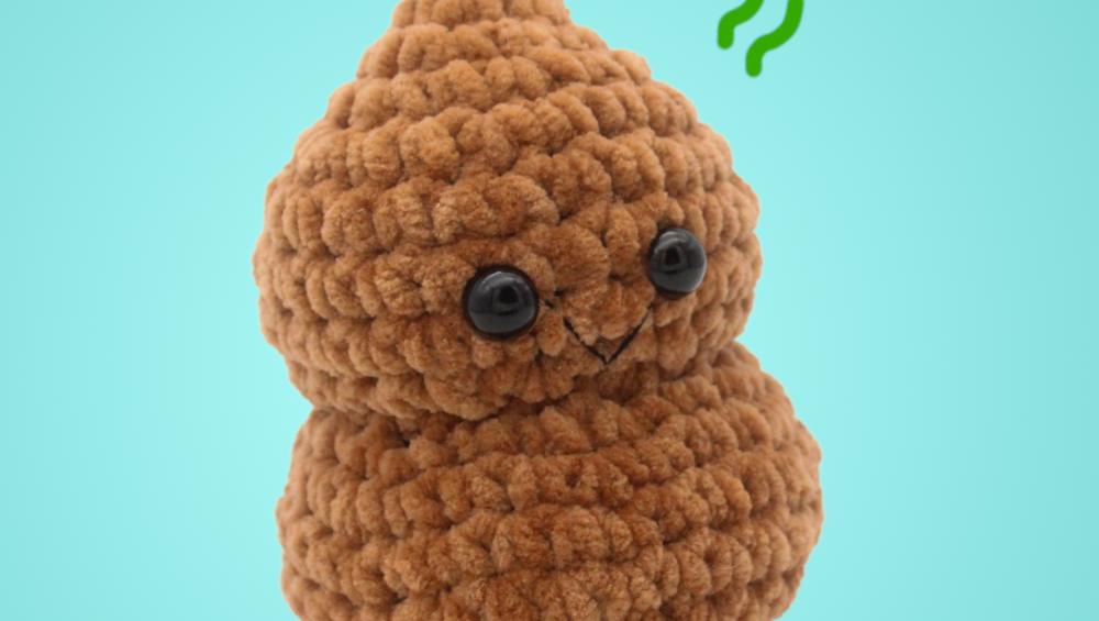 Free poop amigurumi crochet pattern funny weird gross