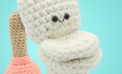 Free toilet amigurumi crochet pattern weird funny