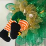 Leprechaun stuck in wreath free amigurumi crochet pattern