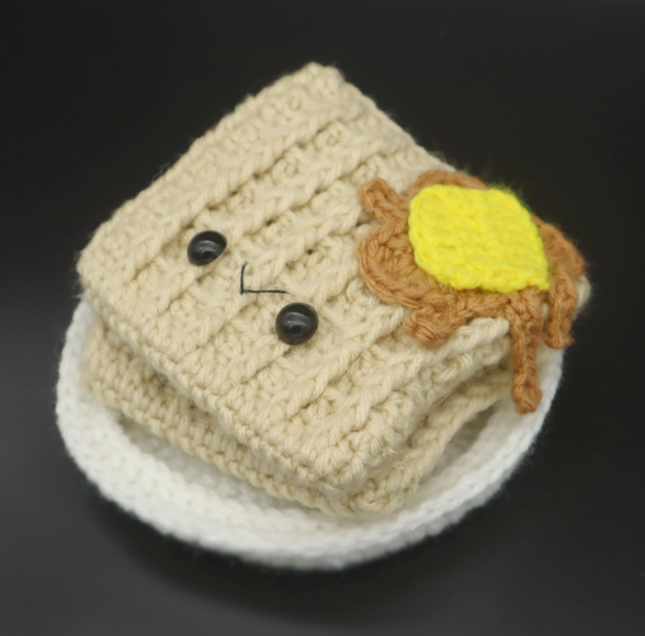 Free amigurumi waffle crochet pattern