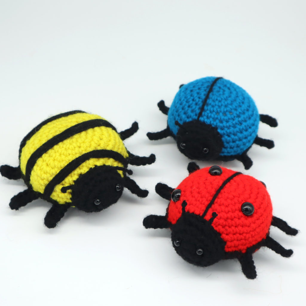 free lady bug bee beetle crochet pattern amigurumu