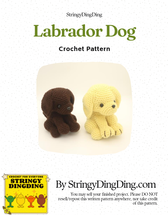 Free Dog Amigurumi Crochet Patterns - StringyDingDing