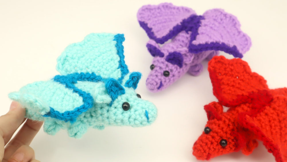 Free Mini Dragon Amigurumi Crochet Pattern