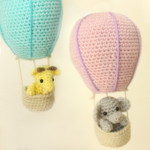 Animals in an Air Balloon Amigurumi – Free Crochet Pattern