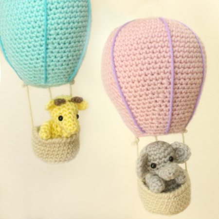 Air balloon amigurumi crochet pattern free