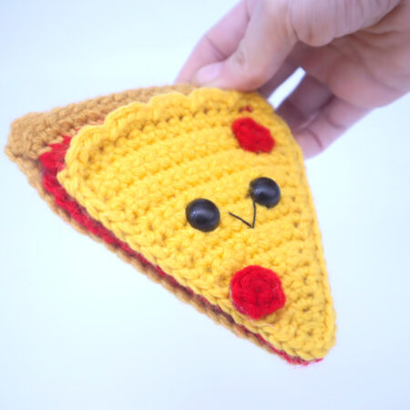 Free pizza amigurumi crochet pattern