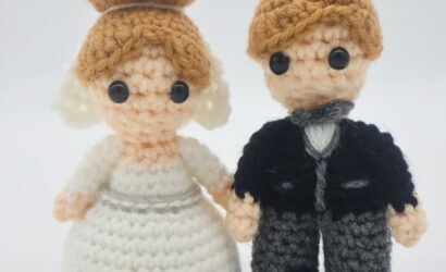 Free bride groom wedding amigurumi crochet pattern
