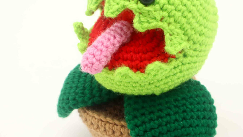 venus fly trap free crochet pattern cute amigurumi