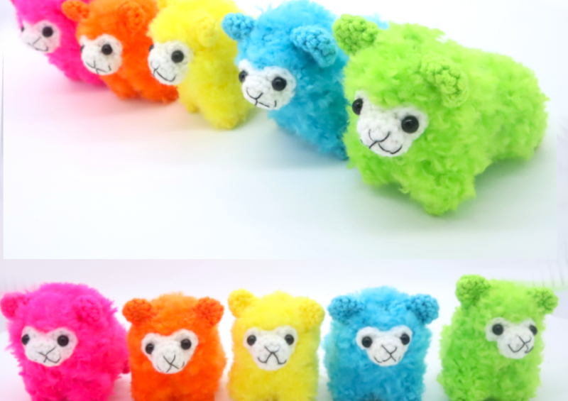 Free cute mini alpaca llama crochet pattern amigurumi
