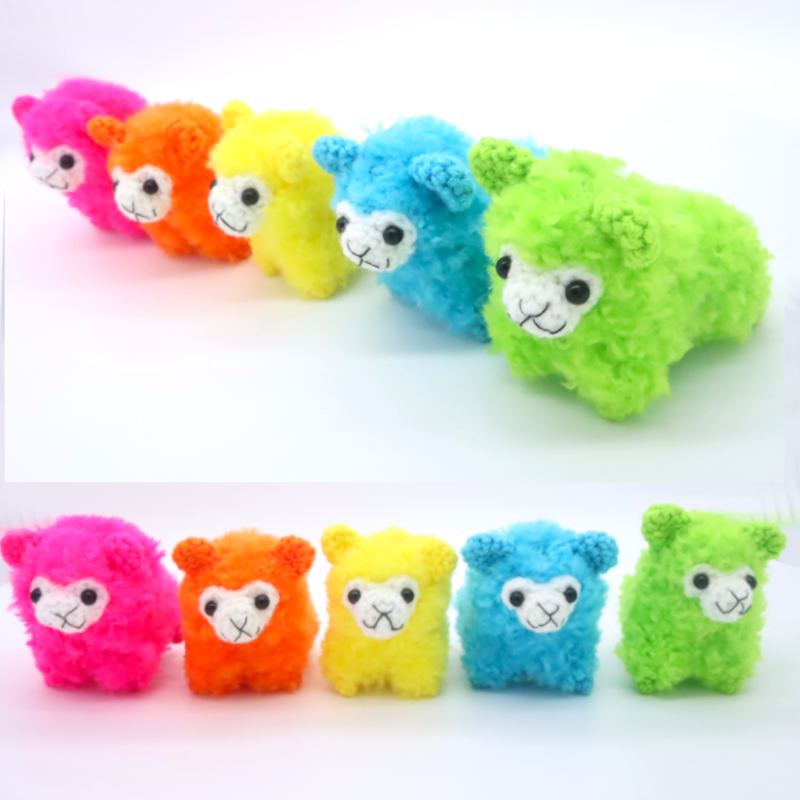 Free cute mini alpaca llama crochet pattern amigurumi