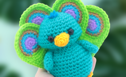 Free peacock amigurumi crochet pattern cute