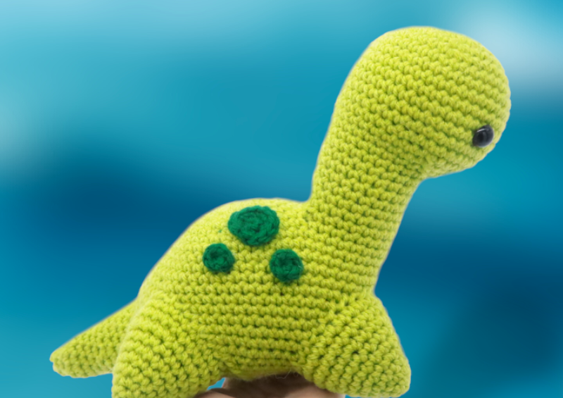 Loch Ness Monster amigurumi free crochet pattern