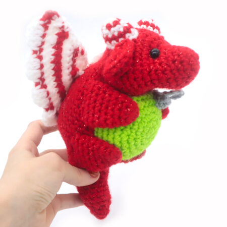 Free dragon christmas ball crochet pattern amigurumi