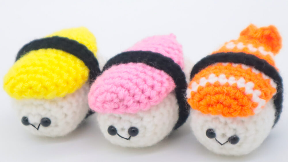 Free Sushi Pals Amigurumi Crochet Pattern Food
