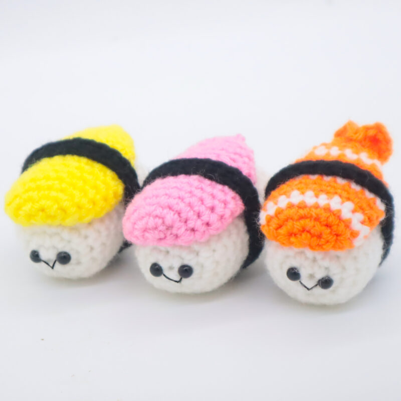 Free Sushi Pals Amigurumi Crochet Pattern Food