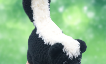 Free skunk amigurumi crochet pattern cute
