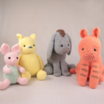 Classic Winnie the Pooh Amigurumi Bundle – 4 Free Crochet Patterns