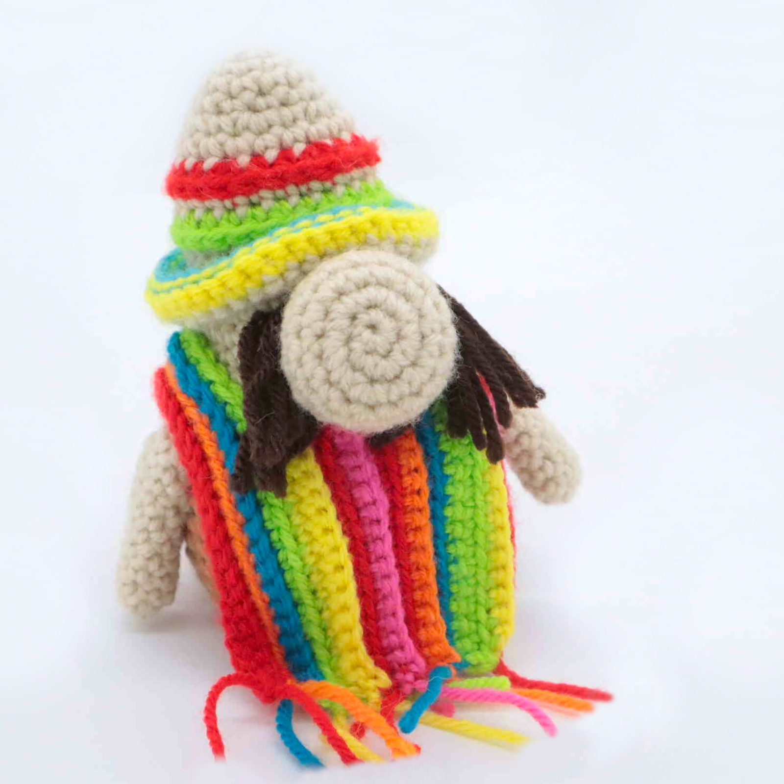 Free mexican gnome amigurumi crochet pattern
