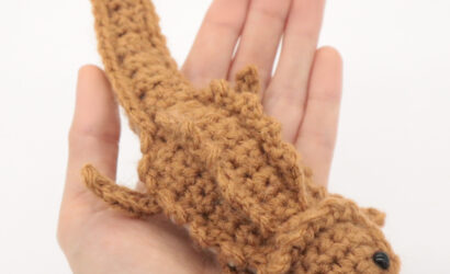 Free mini bearded dragon crochet pattern